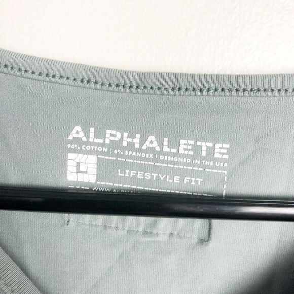 Alphalete Gray Short Sleeve Tee - Picture 7 of 8